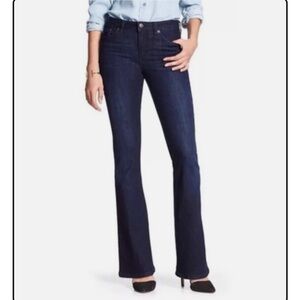 BR High-Rise 70s Indigo Flare Jeans (27/4) - Petite Length (28” inseam)